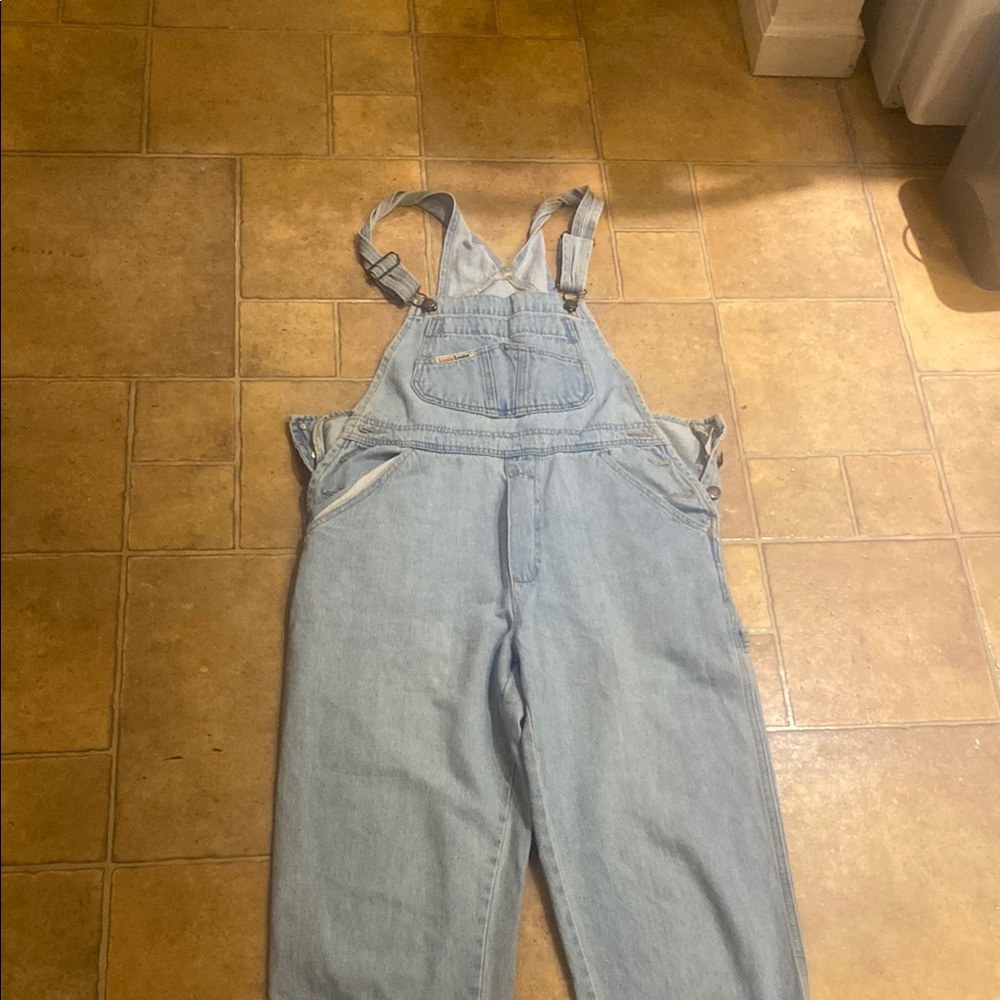 Light Blue Denim Overalls